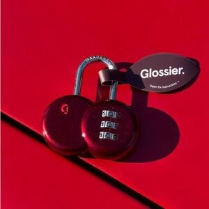 Glossier Cherry Lock! New York soho only Gift Set w Pouch GWP FROM NYC